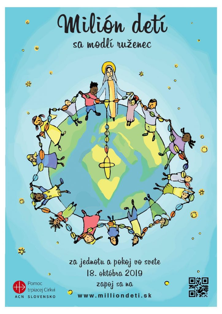 Milión detí - modlitba svätého ruženca 18. októbra 2019