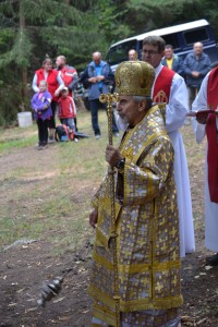 Archijerejská liturgia pri baníckom kríži-2013